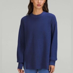 Lululemon Merino Wool-Blend Ribbed Crewneck Sweater